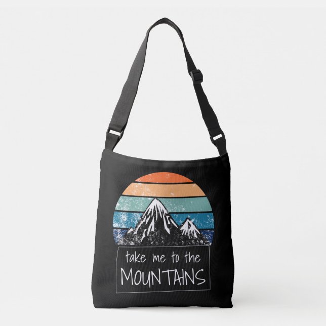 Sac Ajustable Randonnée - Emmenez-Moi Dans Les Montagnes (Devant)