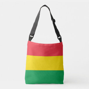Sac Ajustable Rasta colore le motif rouge jaune vert de rayures
