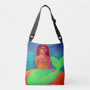 Sac Ajustable Red Haired Mermaid Art Abstrait