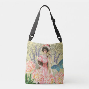 Sac Ajustable Regency de femme victorienne rose