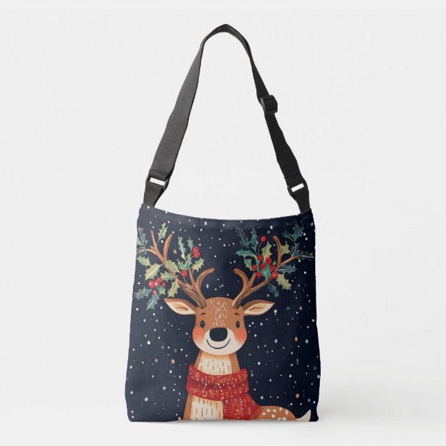 Sac Ajustable Reindeer Starry Noël Twinkle soir (Devant)