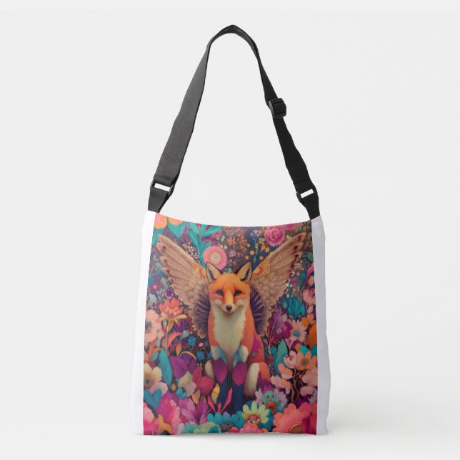 Sac Ajustable Renard-oiseau des songes  (Devant)