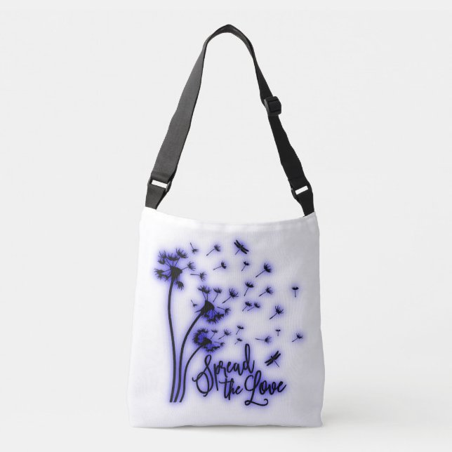 Sac Ajustable Répandre Les Dandelions Amoureux et les libellules (Devant)