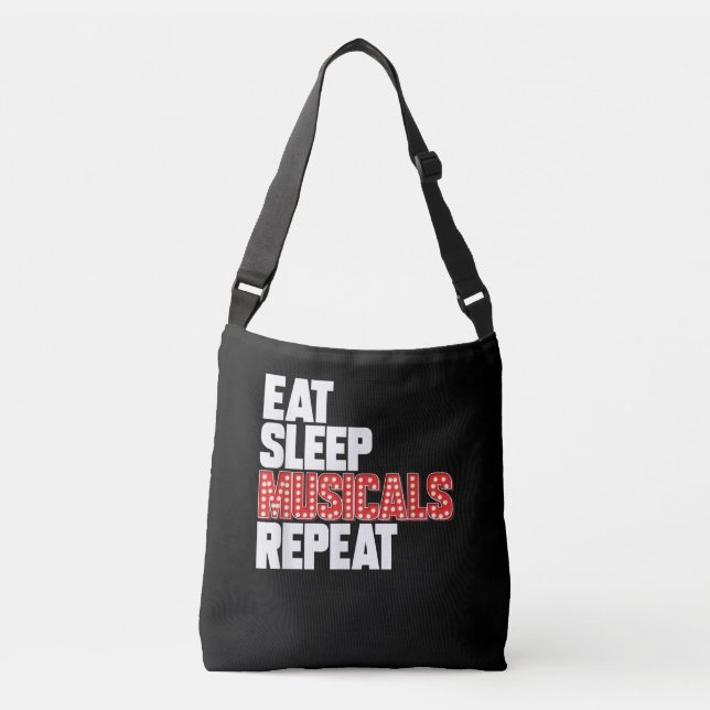 Sac Ajustable Répéter les comédies musicales du sommeil (Devant)