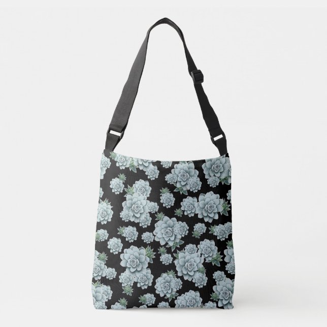 Sac Ajustable Répétez l'impression sur le noir (Devant)