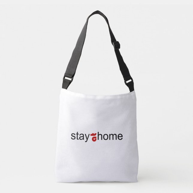 Sac Ajustable Restez à la maison (Devant)