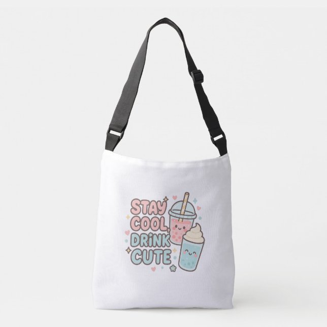 Sac Ajustable Restez Cool, Buvez Mignon – Citation Étendue d'Été (Devant)