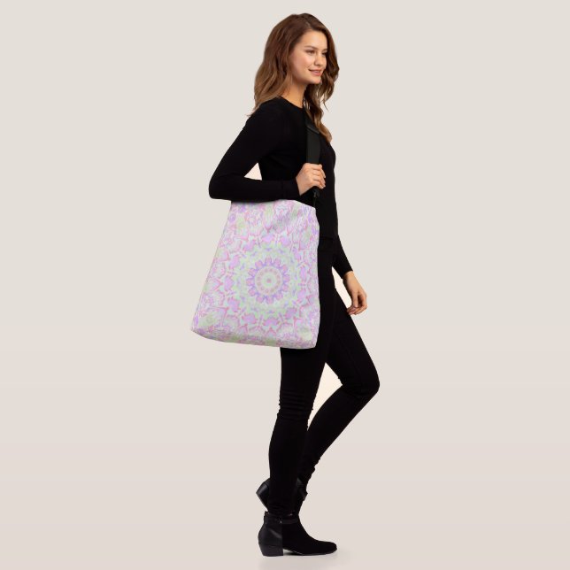 Sac Ajustable Retro Quirky Eclectique Boho Hippie Pastel Mandala (Sur le modèle)
