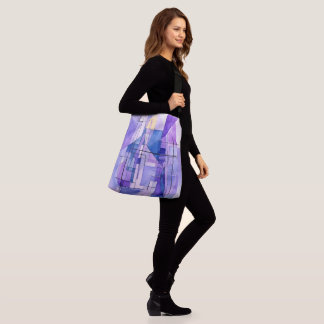Sac Ajustable Rétrofuturisme Abstrait dans les nuances de violen