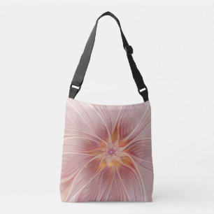 Sac Ajustable Rêve floral rose tendre Art fractal abstrait Fleur
