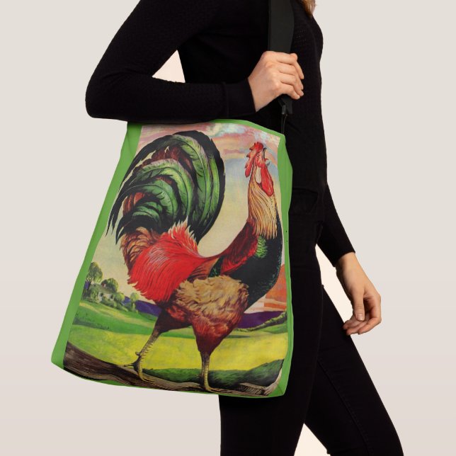 Sac Ajustable Rocky the Handsome Rooster print (De près)