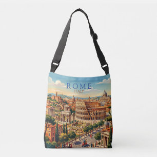Sac Ajustable Rome Italie Colisée Voyage Art Vintage