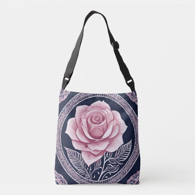 Sac Ajustable Rose brillant art IA  (Dos)
