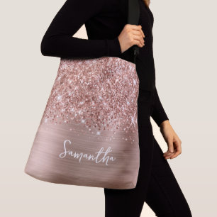 Sac Ajustable Rose Gold Pailleté Glam Nom