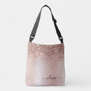 Sac Ajustable Rose Gold - Parties scintillant rose pâle Nom du m