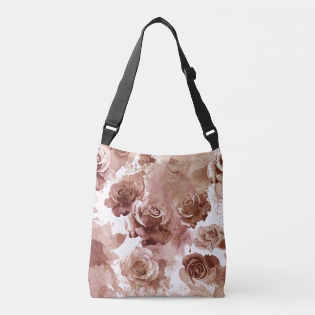 Sac Ajustable Roses d'aquarelle 3 (Devant)