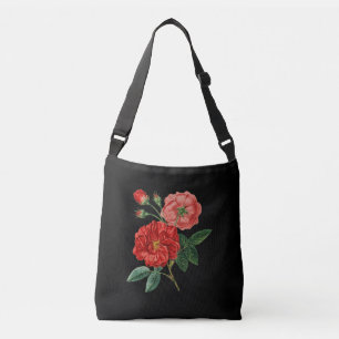 Sac Ajustable Roses rouges en noir