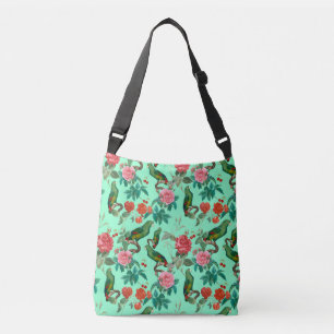 Sac Ajustable Roses Rouges Et Roses Roses Avec Motif De Perroque
