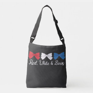 Sac Ajustable Rouge blanc et vaches mignonne coquette 4 juillet