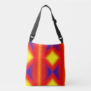 Sac Ajustable Rouge bleu jaune abstrait coloré personnalisé ajou