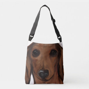 SAC AJUSTABLE ROUGE DACHSHUND