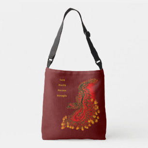 Sac Ajustable Rouge de dragon de la Chine et conception d'or