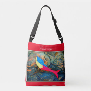 Sac Ajustable rouge rouge-coupé la queue de natation de sirène