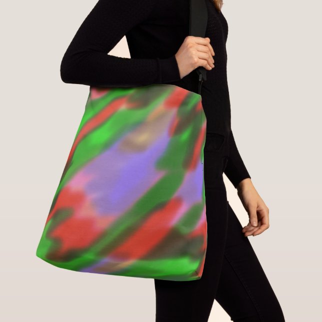 Sac Ajustable Rouge Vert Lavande  (De près)