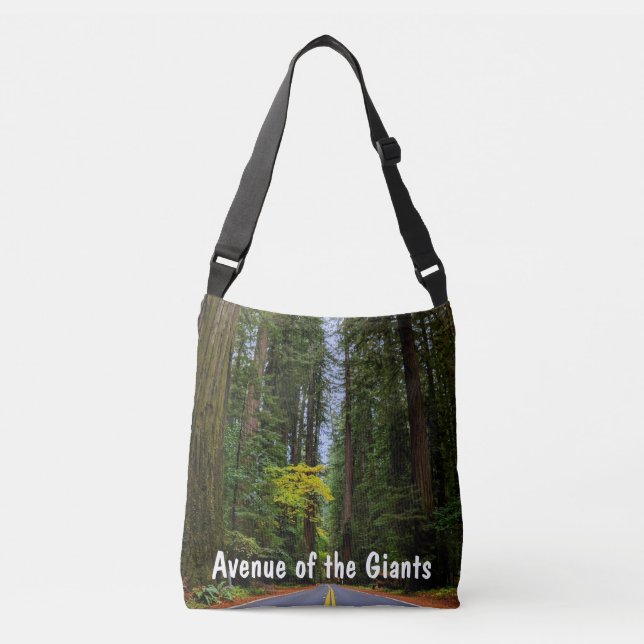 Sac Ajustable Route Directe À Travers La Forêt De Redwood Misty (Devant)