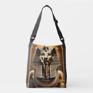 Sac Ajustable **"Royal Rugissement : Le Lion Pharaon Doré"**