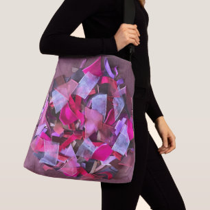 Sac Ajustable Rubans 3d mauve magenta moderne