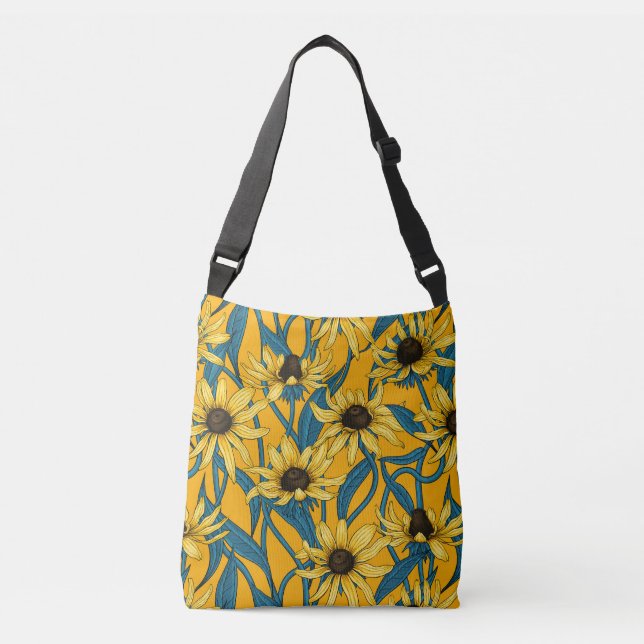 Sac Ajustable Rudbeckie jaune sur jaune (Devant)