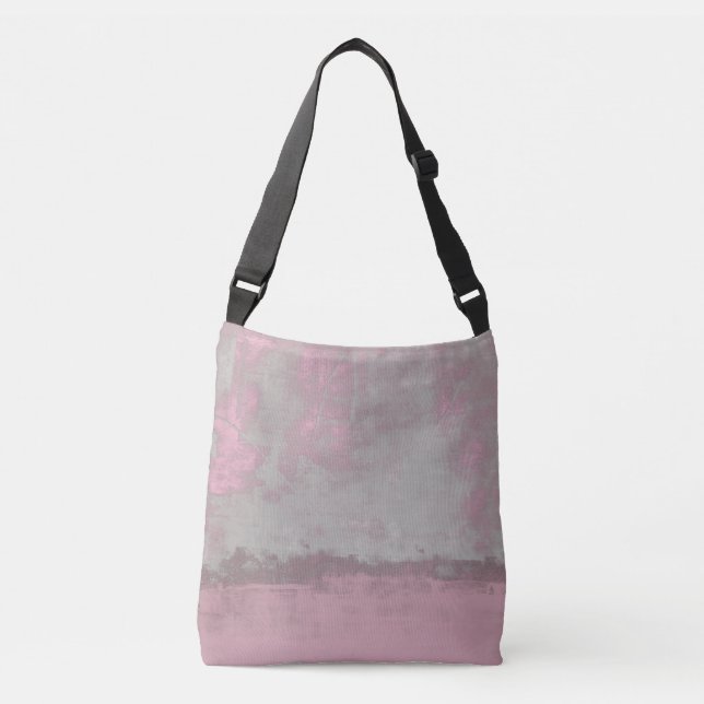 Sac Ajustable Rustique rose Grey Mallow Abstrait Art Nr42 (Devant)