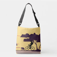 Safari Bike Ride au coucher du soleil - Cycliste e
