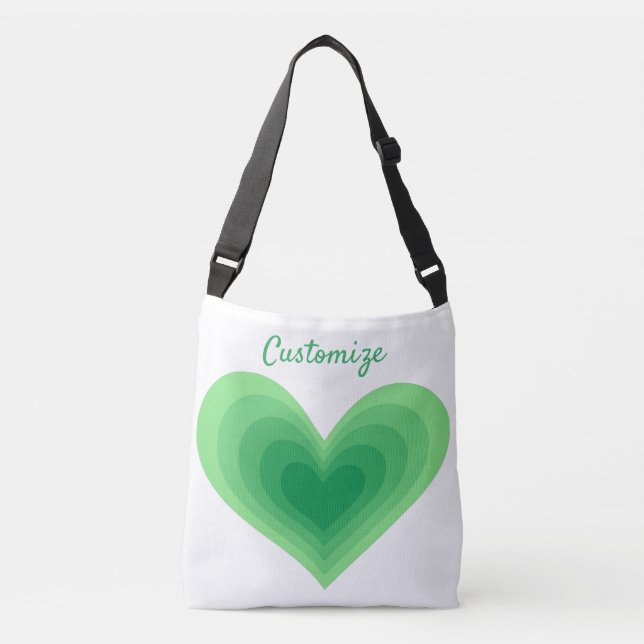 Sac Ajustable Sage Green Heart Thunder_Cove (Devant)