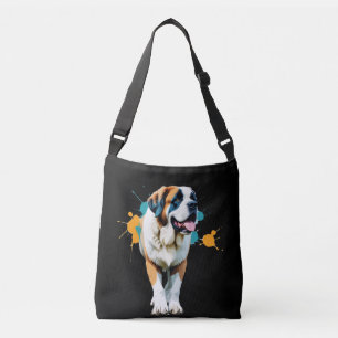 Sac Ajustable Saint Bernard Vector Art aux couleurs vives