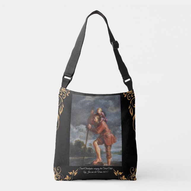 Sac Ajustable Saint Christopher avec Christ bébé (Devant)