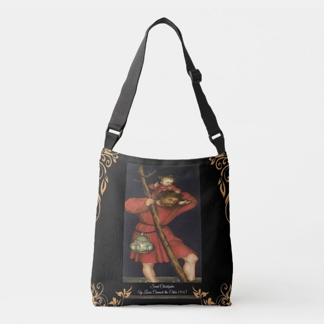 Sac Ajustable Saint Christopher avec le Christ enfant (Devant)