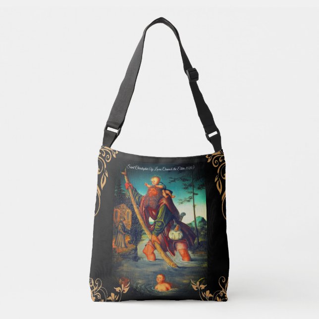 Sac Ajustable Saint Christopher avec le Christ enfant (Devant)