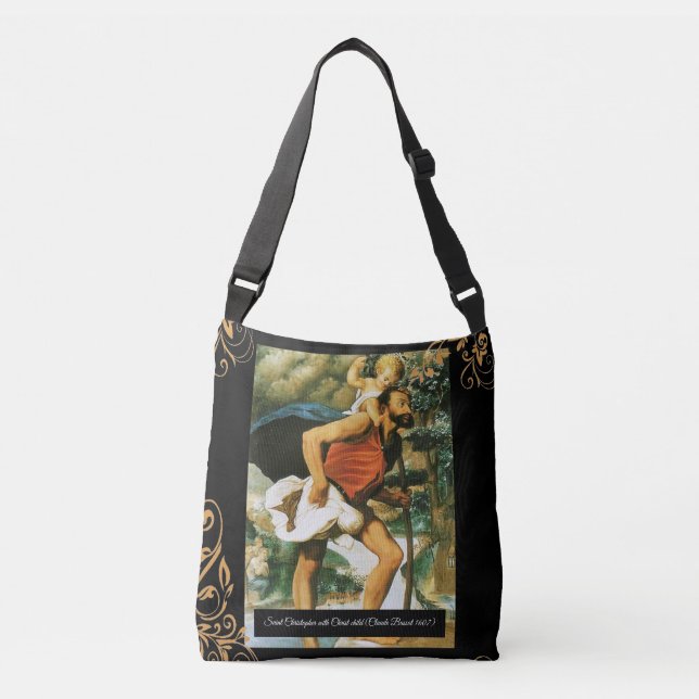 Sac Ajustable Saint Christopher avec le Christ enfant (Devant)