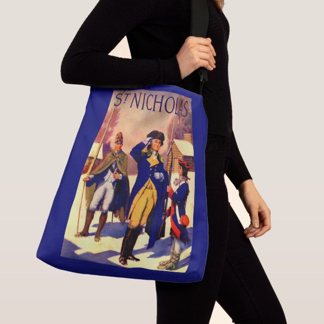 Sac Ajustable Saint-Nicolas Février 1929 George Washington Cover (De près)