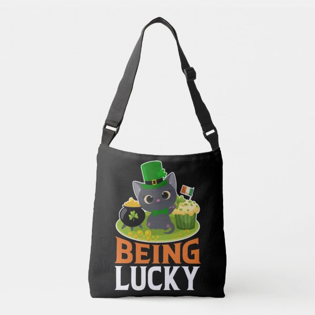 Sac Ajustable Saint Patrick's Day Être chanceux (Devant)