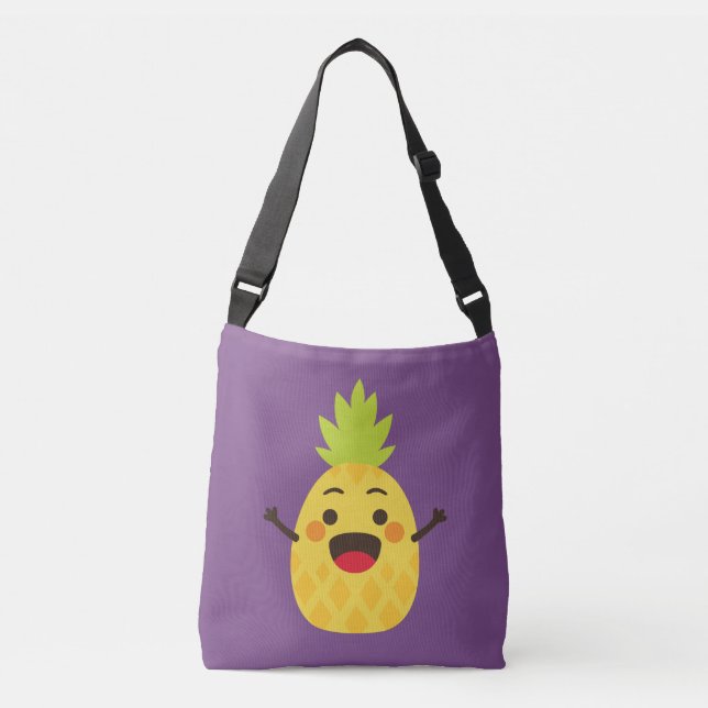 Sac Ajustable Salut les amis ! Illustration d'ananas (Devant)