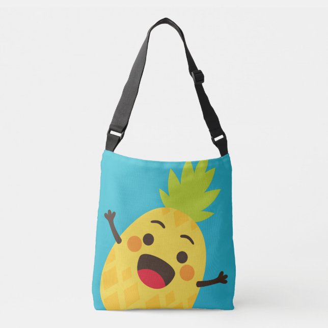 Sac Ajustable Salut les amis ! Illustration d'ananas (Devant)