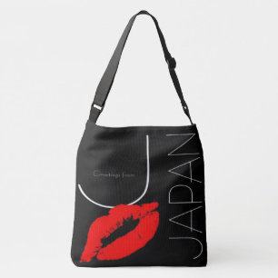 Sac Ajustable Salutations du Japon Red Lipstick Love Kiss