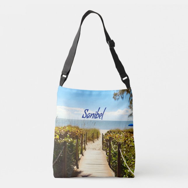 Sac Ajustable Sanibel Island Floride Plage Océan (Dos)