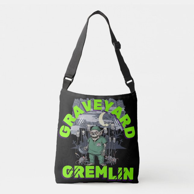 Sac Ajustable Sarcasm Graveyard Gremlin - Zombie Night Shift Med (Devant)