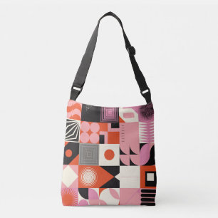 Sac Ajustable Scandinave géométrique : Motif d'oeuvres colorées