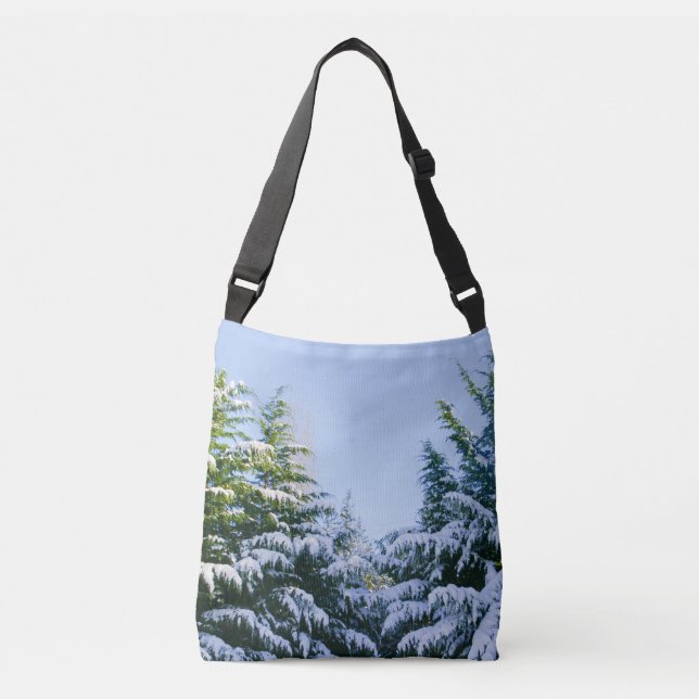 Sac Ajustable Scène de neige, des vergers assez enneigés, moyens (Devant)