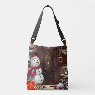 Sac Ajustable Scène de Noël de Snowman